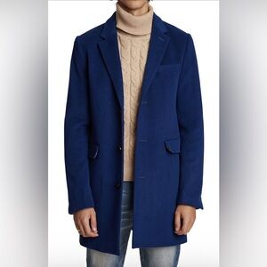 PAISLEY AND GRAY NWT SAPPHIRE Wool TOP COAT SIZE XXL MSRP $220 SLIM FIT